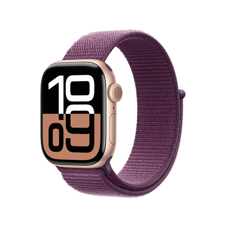 Apple Watch S10 GPS | 42mm (Aluminio Rose Gold, Correa Plum Sport) 1