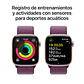 Apple Watch S10 GPS | 42mm (Aluminio Rose Gold, Correa Plum Sport) - Miniatura 4