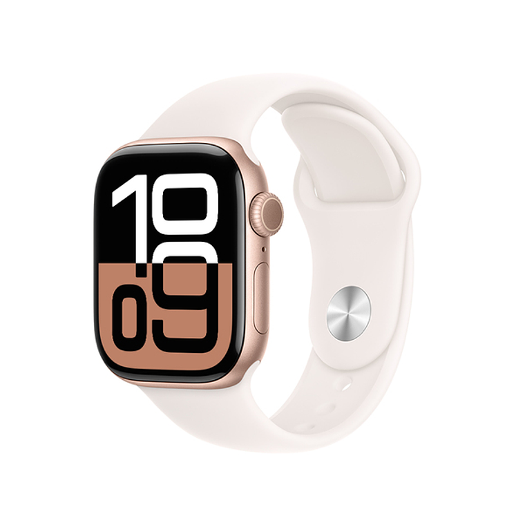 Apple Watch S10 GPS + Cellular | 46mm (Aluminio Rose Gold, correa Light Blush Sport) Talla M/L 1