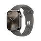 Apple Watch S10 GPS + Cellular | 46mm (Titanio natural, Correa Stone Grey Sport) Talla M/L - Miniatura 1