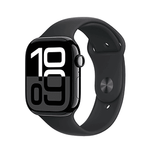 Apple Watch S10 GPS + Cellular | 46mm (aluminio Jet Black, correa Black Sport) Talla S/M