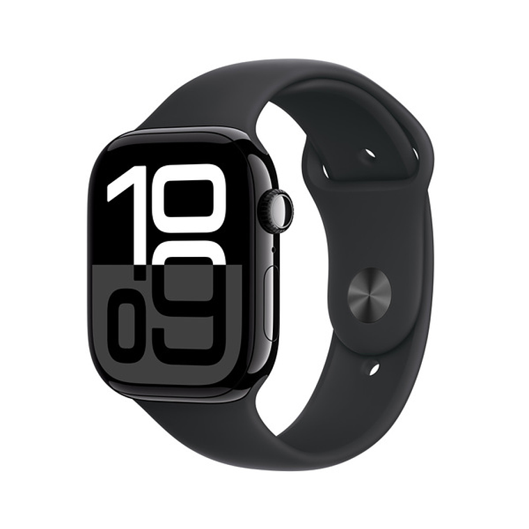 Apple Watch S10 GPS + Cellular | 46mm (aluminio Jet Black, correa Black Sport) Talla S/M 1