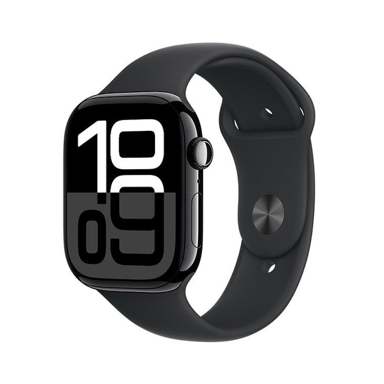 Apple Watch S10 GPS | 42mm (aluminio Jet Black, correa Black Sport) Talla S/M 1