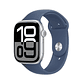 Apple Watch S10 GPS + Cellular | 46mm (aluminio plata, correa Denim Sport) Talla S/M - Miniatura 1