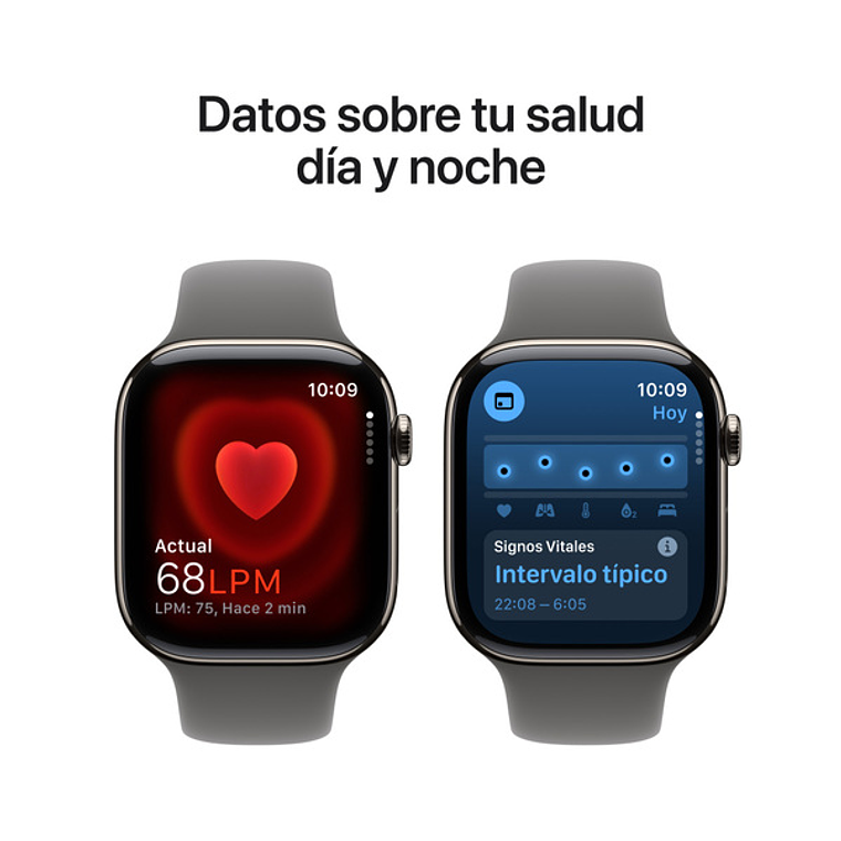 Apple Watch S10 GPS | 46mm (aluminio Jet Black, correa Ink Sport) 4