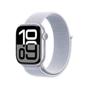 Apple Watch S10 GPS + Cellular | 42mm (aluminio plata, correa Blue Cloud Sport)