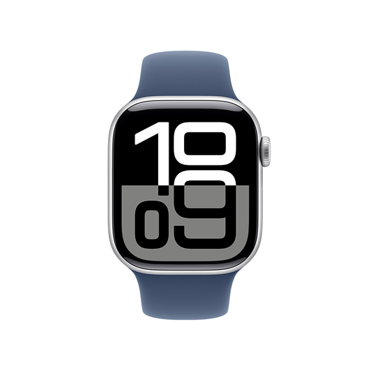 Apple Watch S10 GPS + Cellular | 42mm (aluminio plata, correa Denim) Talla M/L 2