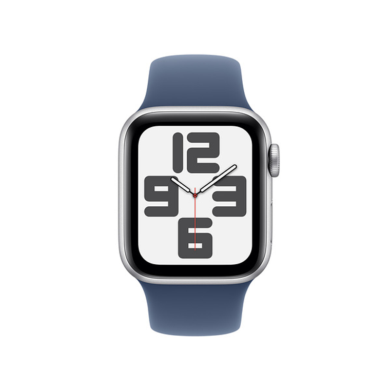 Apple Watch SE GPS | 44mm (Aluminio plata, correa Denim Sport) Talla M/L 2
