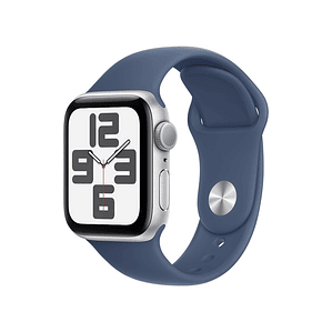 Apple Watch SE GPS | 40mm (Aluminio plata, correa Denim Sport) Talla S/M