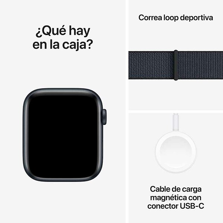 Apple Watch SE GPS + Cellular | 44mm (Aluminio medianoche, correa medianoche) Talla M/L 3
