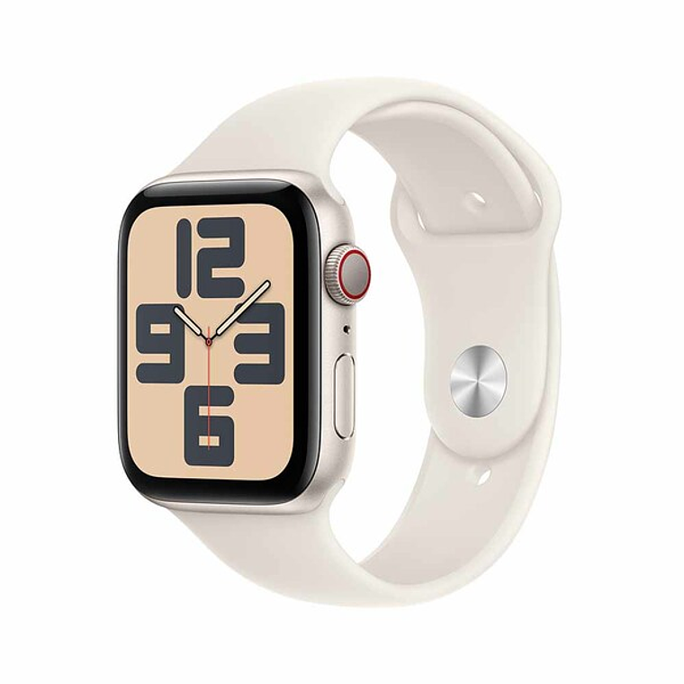 Apple Watch SE GPS + Cellular | 44mm (Aluminio blanco estrella, correa blanco estrella) Talla S/M 1