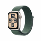 Apple Watch SE GPS | 40mm (Aluminio blanco estrella, correa Lake Green Sport) - Miniatura 1