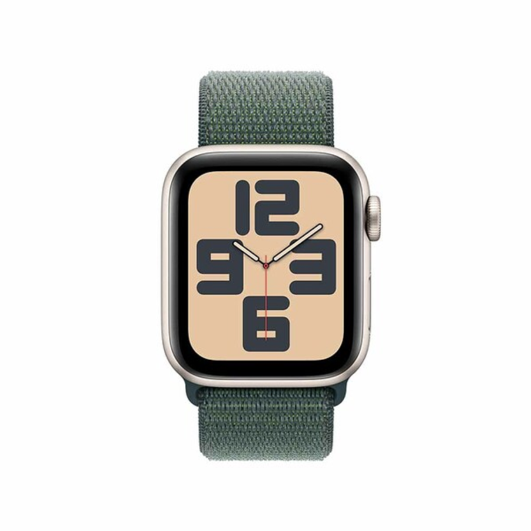 Apple Watch SE GPS + Cellular | 44mm (Aluminio blanco estrella, correa Lake Green Sport) 2
