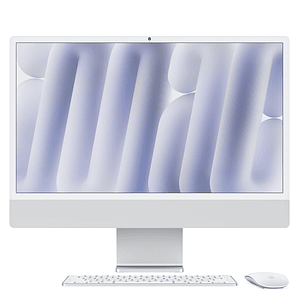 iMac Ret 4.5K 24“ (Chip M4 10Core, GPU 10Core, 16GB Ram, 256GB) Silver pantalla nanotexturizada