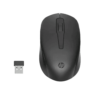 Mouse Inalámbrico HP 150, Óptico, 3 botones, Negro