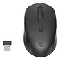 Mouse Inalámbrico HP 150, Óptico, 3 botones, Negro - Miniatura 1