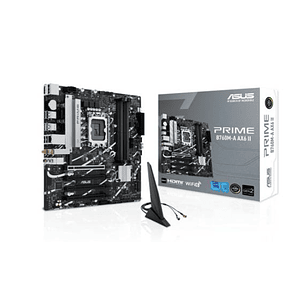 Placa Madre ASUS PRIME B760M-A AX6 II (LGA1700, DDR5 4800/7200+MHz, M.2 x3, Micro ATX)