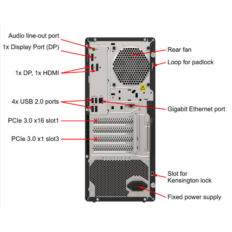 Servidor Lenovo ThinkSystem ST45 V3 (AMD EPYC 4124P, 16GB RAM, 2TB HDD, Fuente 300W, 4U) 3