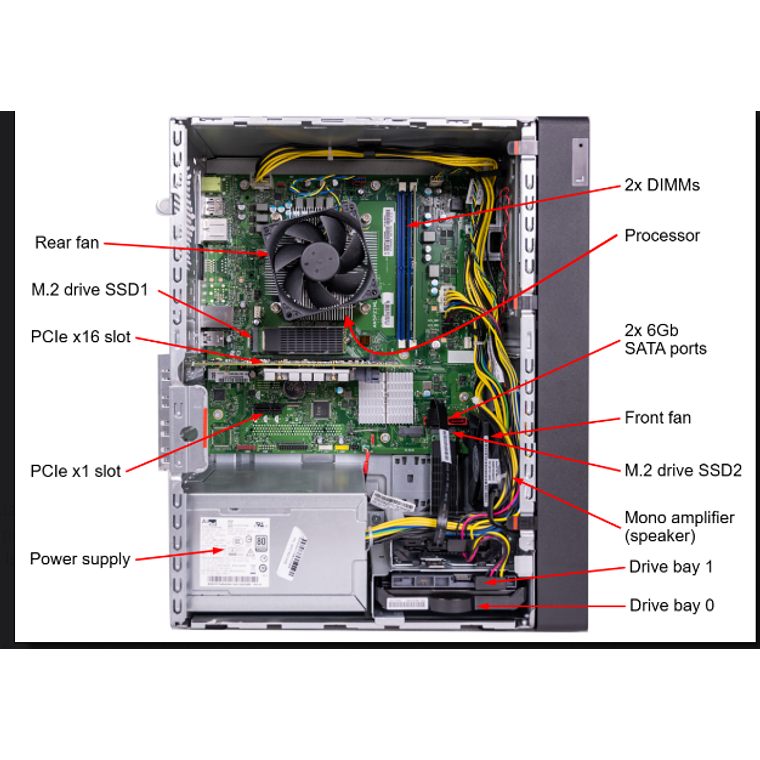 Servidor Lenovo ThinkSystem ST45 V3 (AMD EPYC 4124P, 16GB RAM, 2TB HDD, Fuente 300W, 4U) 4