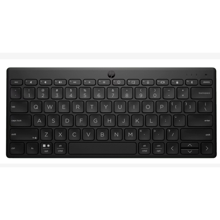Teclado Multidispositivo HP 350, Inalámbrico, Bluetooth, Color Negro 1