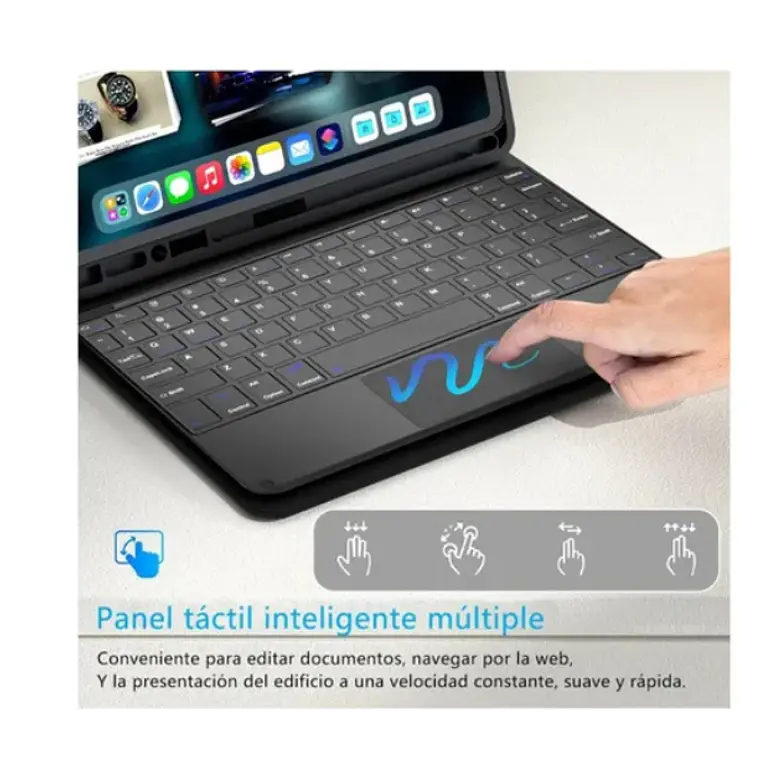 Funda con Teclado y Trackpad ESP iPad 10 Gen 10,9