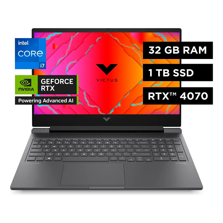 Notebook HP Victus de 16.1“ (Intel i7-14650HX, 16GB Ram, 1TB SSD, RTX4060, Win11 Home) 6