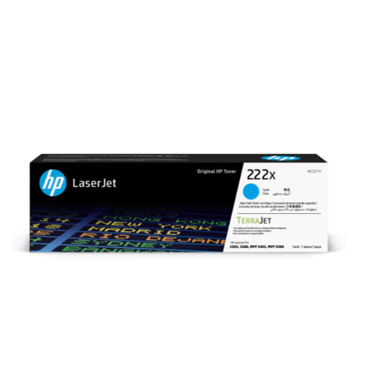 Cartucho de toner HP, color Cian 1