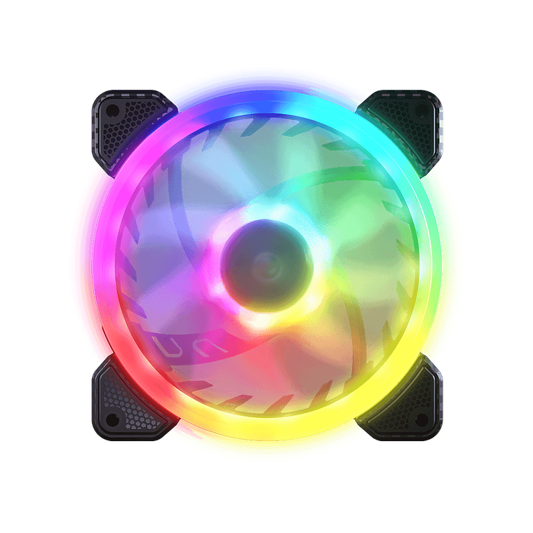 Kit de 3 Ventiladores para PC Cougar Vortex VX, ARGB, 120mm, Color Negro 2
