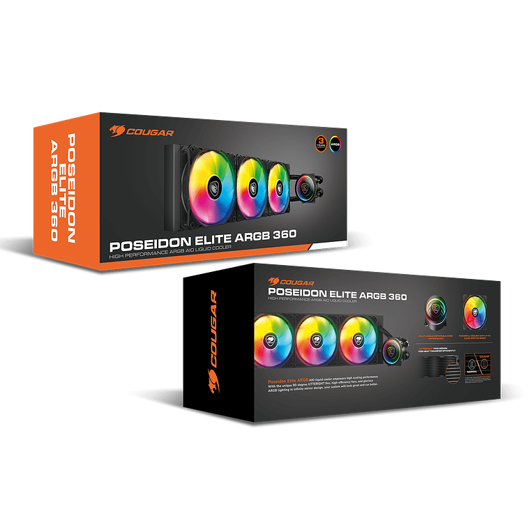 Refrigeración Líquida Poseidon Elite ARGB 360 Cougar 7