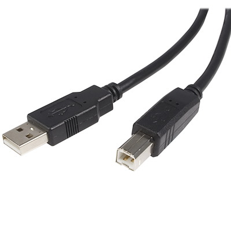 Cable USB 2.0 Certificado de 3m A Macho a B Macho para Impresora 1