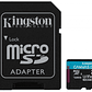 Tarjeta de memoria flash 256GB Kingston micro UHS-I Clase 10, con Adaptador - Miniatura 1