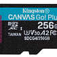 Tarjeta de memoria flash 256GB Kingston micro UHS-I Clase 10, con Adaptador - Miniatura 2