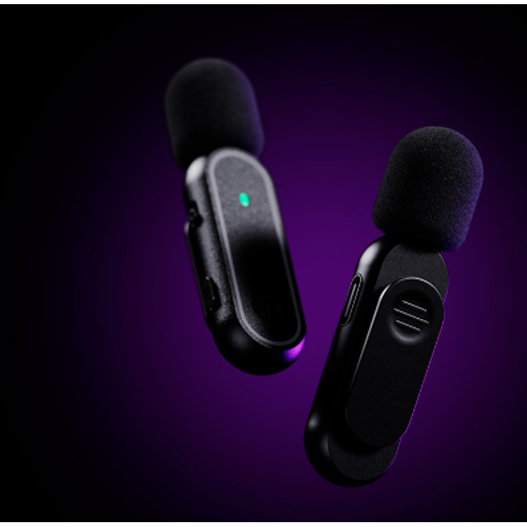 Juego de Micrófonos de solapa inalámbricos con estuche de carga - Primus Gaming 4