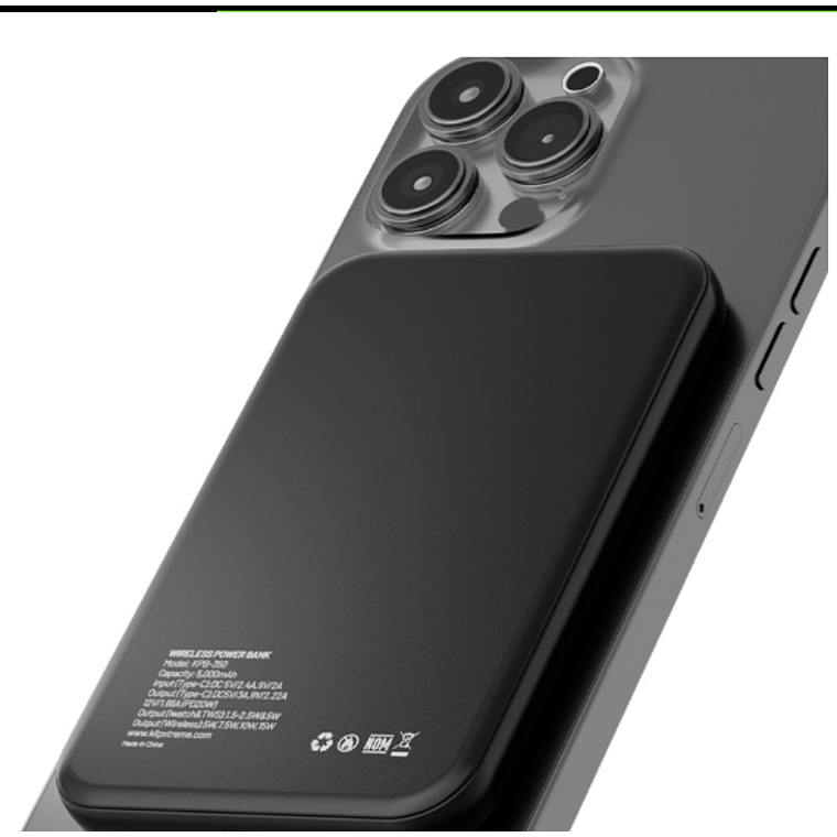 Batería externa 5.000 mAh | Klip Xtreme, 24 pin USB-C - Lithium polymer  4