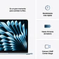 MacBook Air 13.6“ (Chip M4 10Core, GPU 8Core, 16GB Ram, 256GB SSD) Azul cielo - Miniatura 6