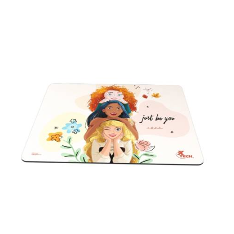 Mouse Pad Disney Princesas, 22x18cm, Base Antideslizante, Xtech XTA-D100PS - Multicolor 2