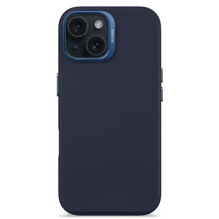 Funda silicona con MagSafe para iPhone 15/14/ 13 Decoded Azu 1
