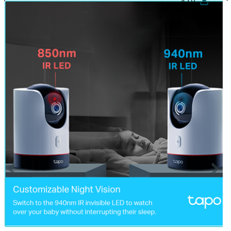 Cámara de seguridad Wi-Fi para el hogar con inteligencia artificial y movimiento horizontal y vertical 4