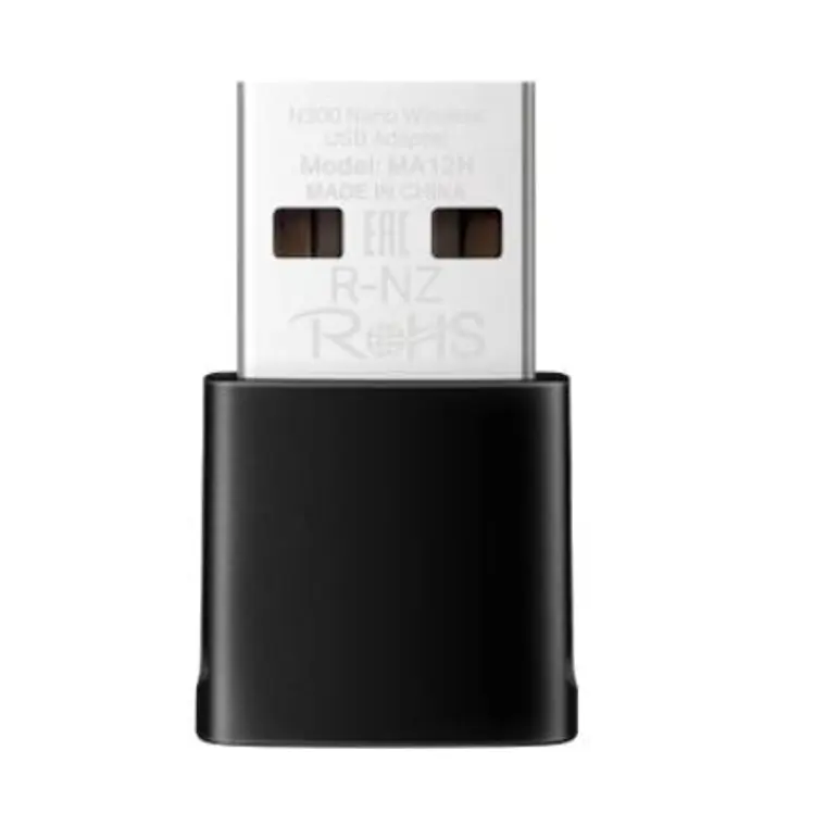 Adaptador USB Nano Wi-Fi Mercusys MA12N N300 - 300 Mbps, WPA3, Plug & Play 1