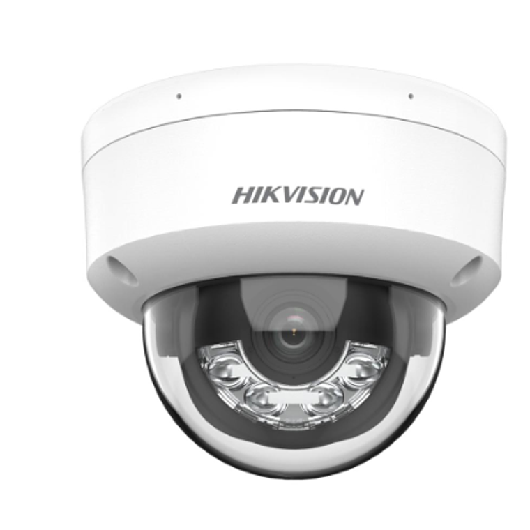 Cámara de red domo fija con luz híbrida inteligente de 6 MP Hikvision  2
