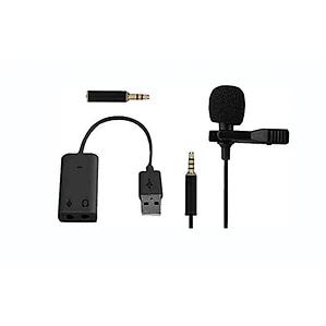Micrófono de Solapa USB Mini con transmisión