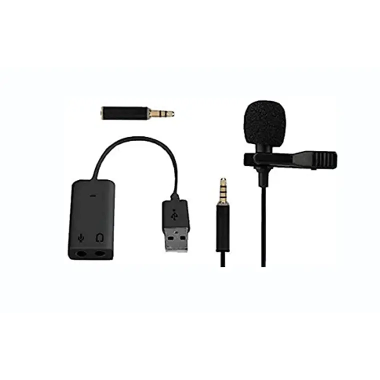 Micrófono de Solapa USB Mini con transmisión 1