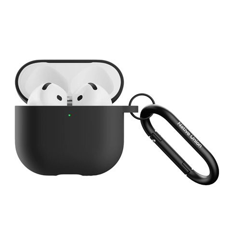 Funda silicona Active para Airpods 4 Native Union negra 1