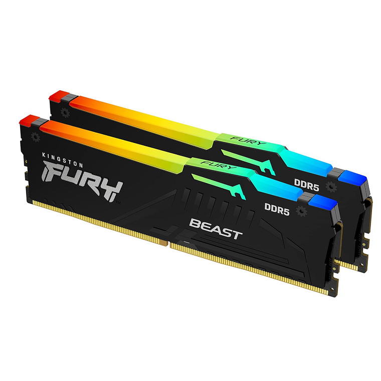 Memoria Ram 32GB DDR5 2800MHZ CL36 Kingston FURY Beast RGB  1