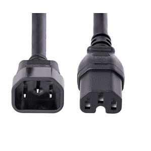 Cable de Extensión StarTech H1415-10F 3m C14 a C15 15A 125V 14AWG