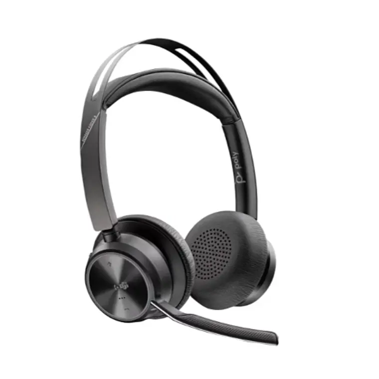 Auriculares Poly Voyager Focus 2 con base de carga (edición Microsoft Teams) 1