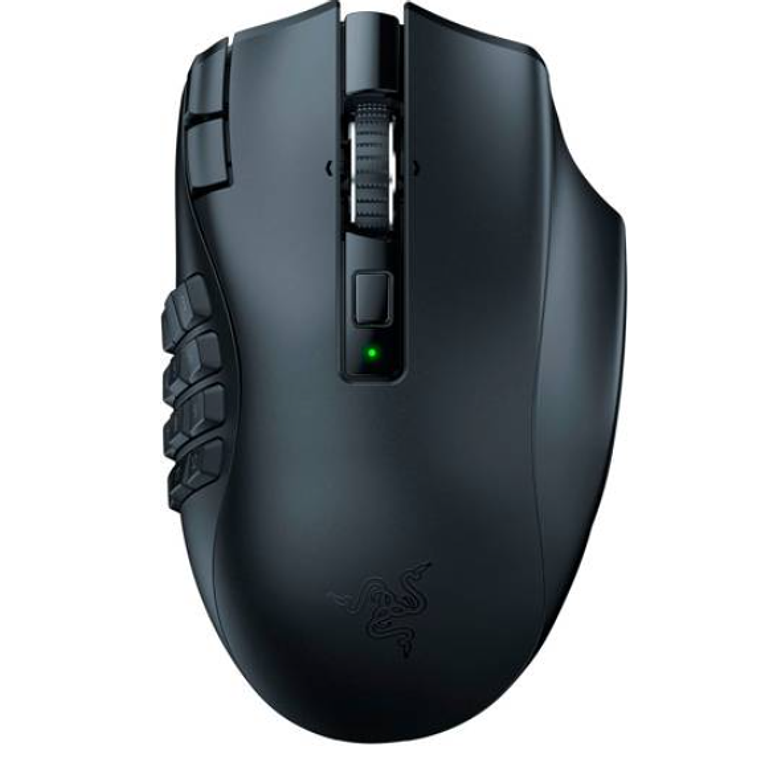 Mouse Gamer Inalámbrico Razer Naga V2 HyperSpeed, 19 Botones Programables, Sensor 30K DPI, Negro 1