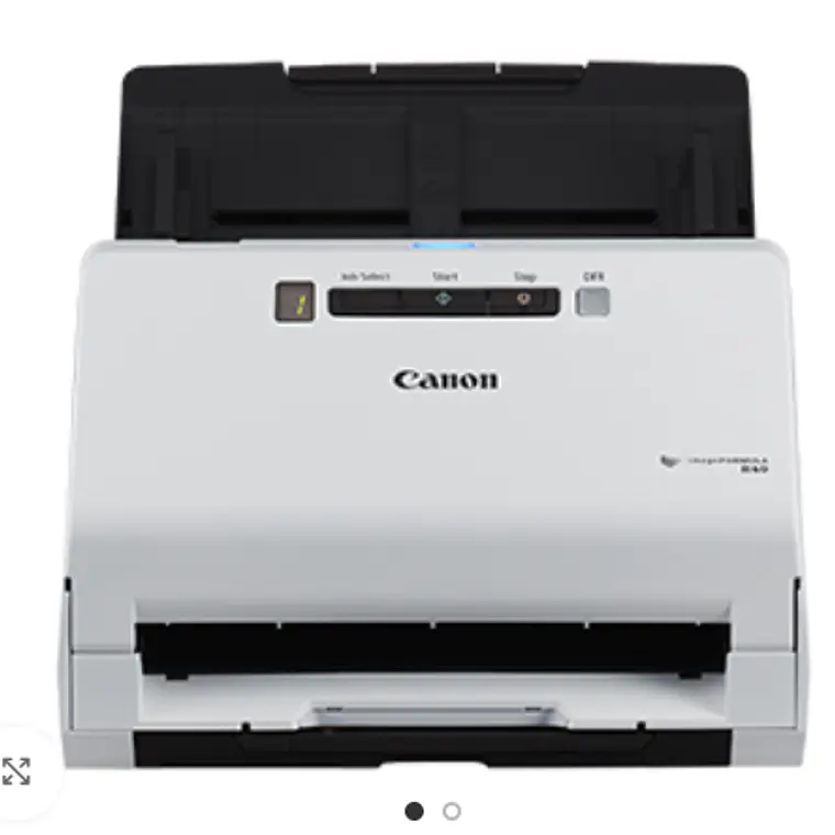 Escáner de Escritorio Canon ImageFormula R40, 30ppm Color 600dpi USB 2.0 1