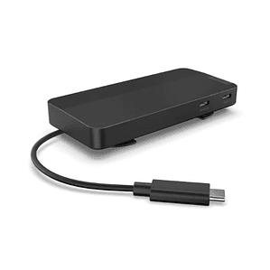 Estación de acoplamiento Lenovo Host USB-C, puertos USB3.2, 2 USB-C, LAN, HDMI, DP, negro