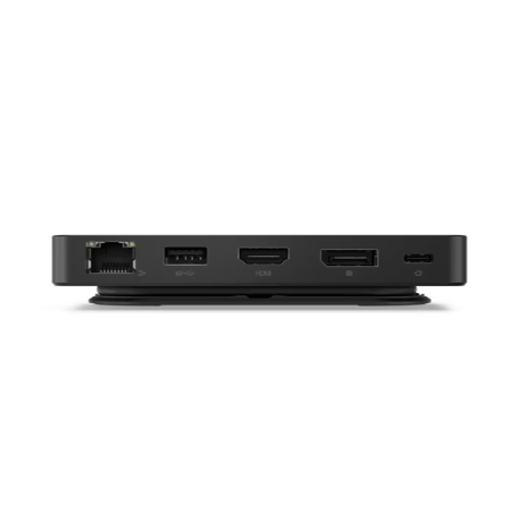 Estación de acoplamiento Lenovo Host USB-C, puertos USB3.2, 2 USB-C, LAN, HDMI, DP, negro 2